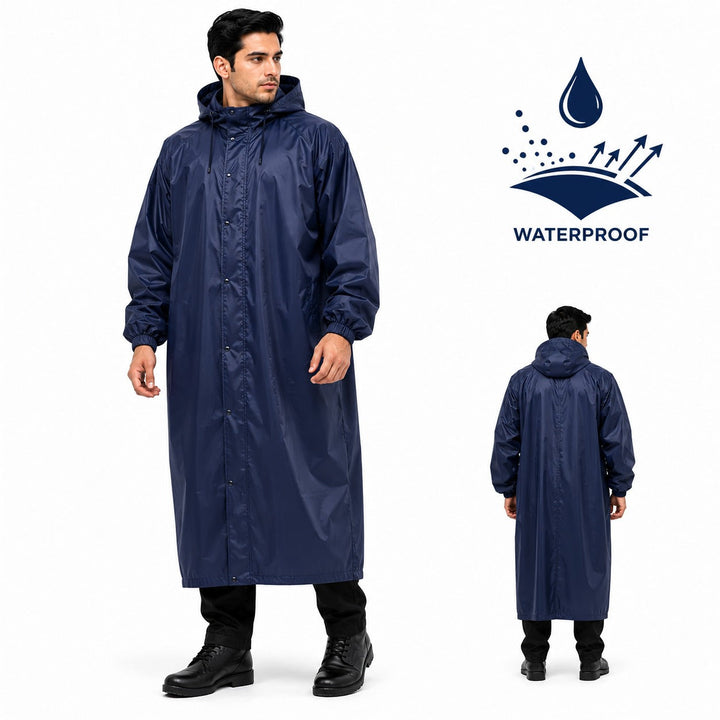 Premium Full-Length Waterproof Raincoat with Hood