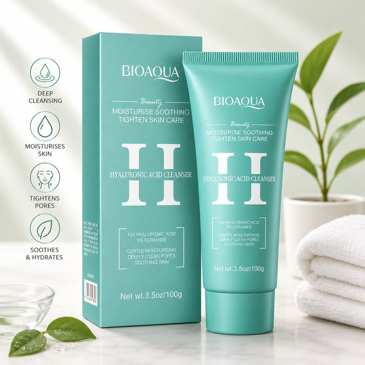 BIOAQUA Hyaluronic Acid Moisturising Facial Cleanser – 100g