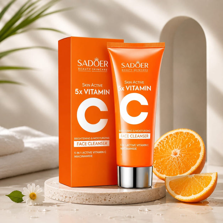SADOER 5X Vitamin C Brightening & Moisturizing Face Cleanser